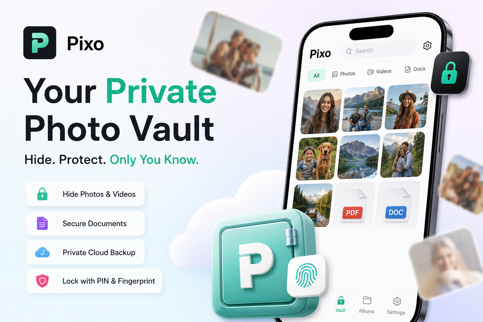 Pixo Vault — your private photo vault